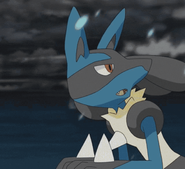 Lucario Pokemon Lucario GIF - Lucario Pokemon Lucario Smile GIFs