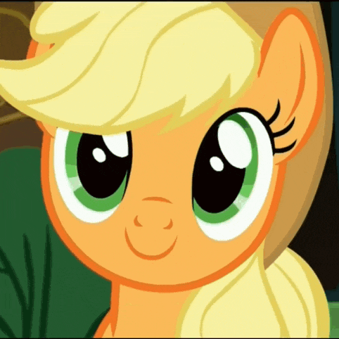 a close up of a cartoon character with green eyes