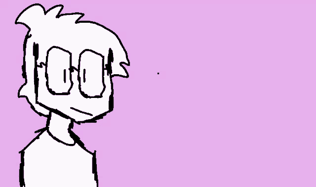 a drawing of a person with glasses and the number 100