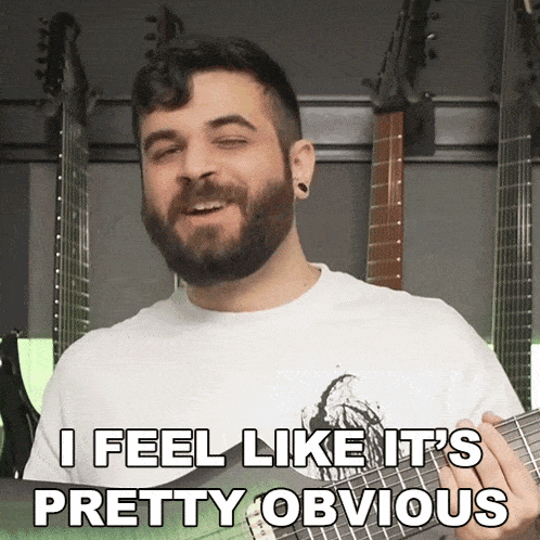 I Feel Like It'S Pretty Obvious Andrew Baena GIF - I Feel Like It'S Pretty Obvious Andrew Baena Isn'T It Obvious GIFs