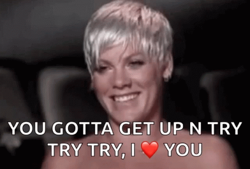 Pink Try GIF - Pink Try You Gotta Try GIFs