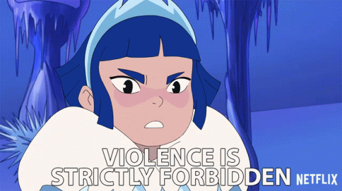 Violence Is Strictly Forbidden Not Allowed GIF - Violence Is Strictly Forbidden Not Allowed Breaking The Rules GIFs