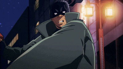 a cartoon of a man wearing a mask