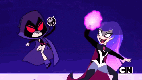 a cartoon network logo is shown on a purple background
