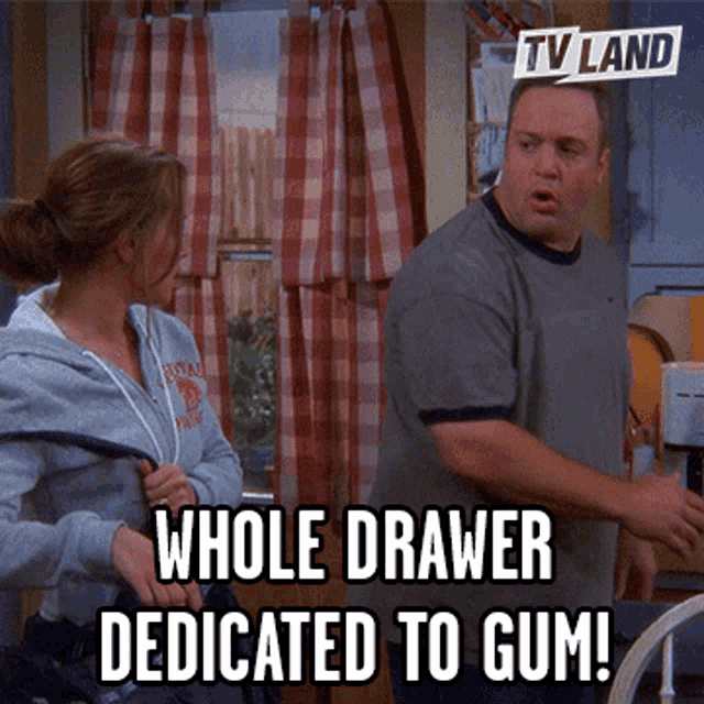 Whole Drawer Dedicated To Gum Gum Drawer GIF - Whole Drawer Dedicated To Gum Gum Drawer Shocked GIFs
