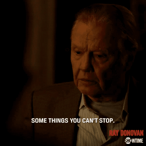 a showtime ad for ray donovan shows an old man