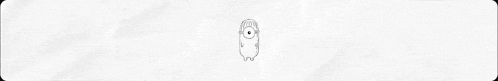 a black and white drawing of a spongebob squarepants character with a single eye on a white background .