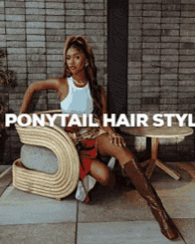 Ponytail Ponytail Hair Style GIF - Ponytail Ponytail Hair Style High Ponytail GIFs