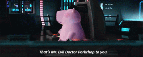 Toy Story Thats Mr Evil Doctor Porkchop To You GIF - Toy Story Thats Mr Evil Doctor Porkchop To You Dr Porkchop GIFs