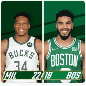 Milwaukee Bucks (22) Vs. Boston Celtics (19) Half-time Break GIF - Nba Basketball Nba 2021 GIFs