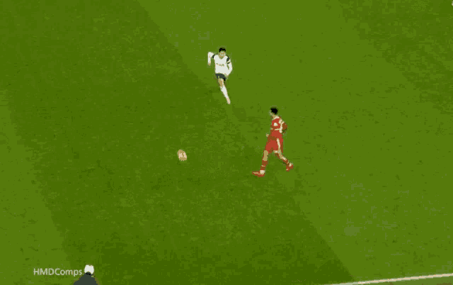 a soccer player with the number 66 on his back