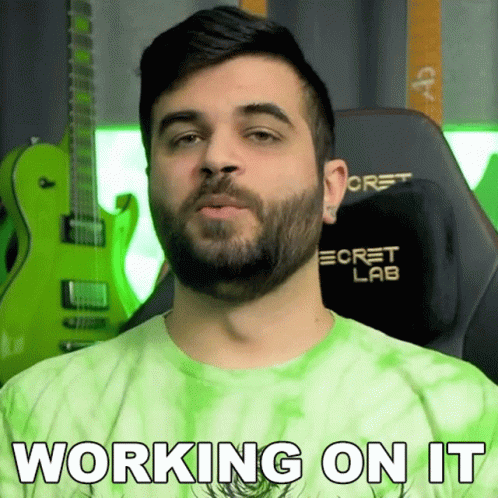 Working On It Andrew Baena GIF - Working On It Andrew Baena Still Processing It GIFs