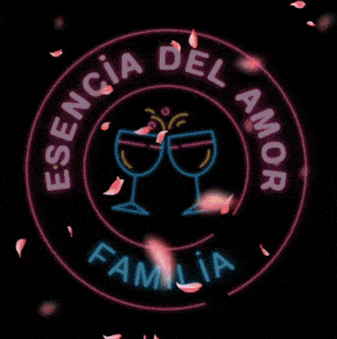 a neon sign that says familia on it