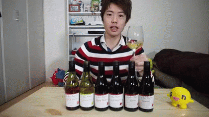 Masuo GIF - Wine Drinking Wine Asian GIFs