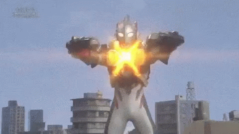 Ultraman X Zetton Armor Flaming Bullet GIF - Ultramanx Ultraman Armor GIFs