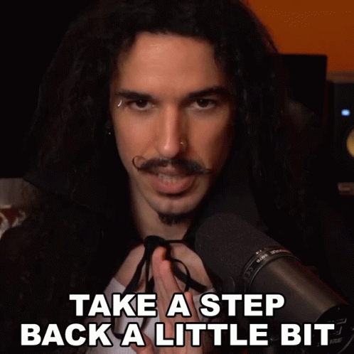 Take A Step Back A Little Bit Anthony Vincent GIF - Take A Step Back A Little Bit Anthony Vincent Ten Second Songs GIFs