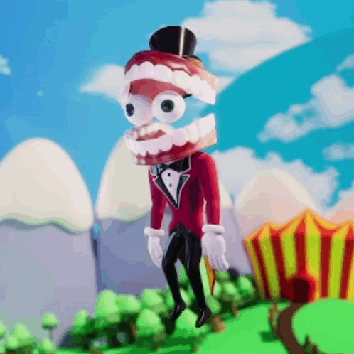 The Amazing Digital Circus Caine GIF - The Amazing Digital Circus Caine Marketable Plushie GIFs