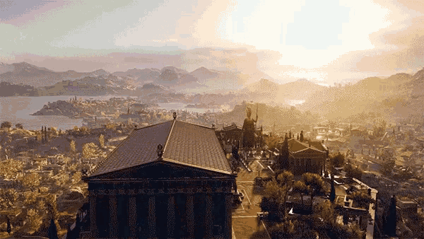 Assassins Creed Odyssey View GIF - Assassins Creed Odyssey View Sky GIFs