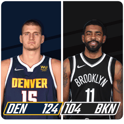 Denver Nuggets (124) Vs. Brooklyn Nets (104) Post Game GIF - Nba Basketball Nba 2021 GIFs