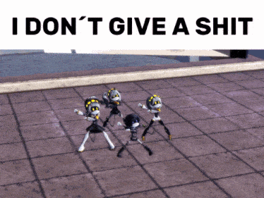 Murder Drones Dancing GIF - Murder Drones Dancing I Dont Give A Shit GIFs