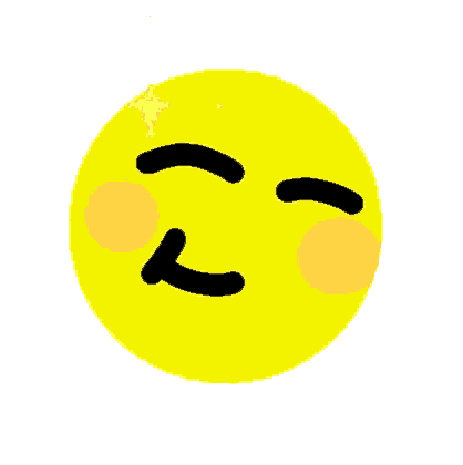 a yellow smiley face with a star on its head