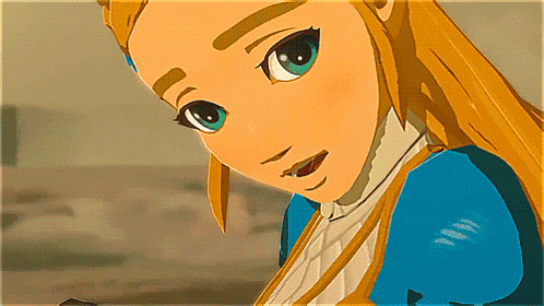a close up of a cartoon character with long blonde hair