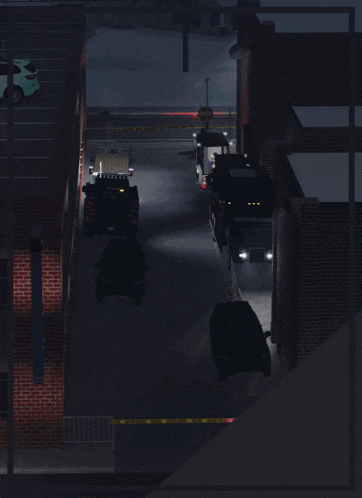 an advertisement for the emergency service unit shows a dark scene