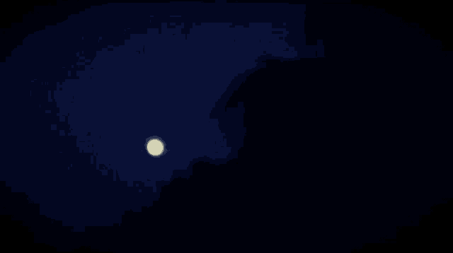 a dark blue background with a few white dots on it