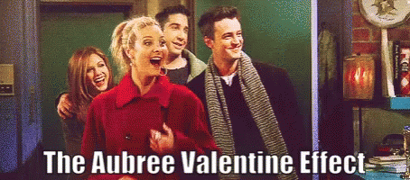 Aubree Valentine Effect Phoebe GIF - Aubree Valentine Effect Phoebe Friends GIFs