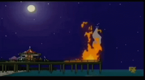 Fire Homer Simpson GIF - Fire Homer Simpson Explode GIFs
