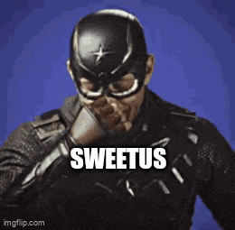 a man in a superhero costume with the word sweetus written on it