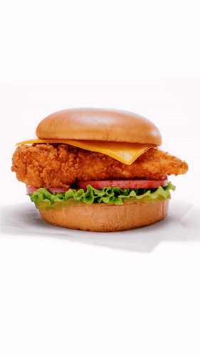 Chick Fil A Deluxe Sandwich GIF - Chick Fil A Deluxe Sandwich Chicken Sandwich GIFs