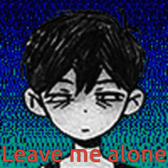 Omori Leave Me Alone GIF - Omori Leave Me Alone Leave Me GIFs