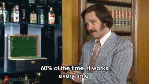 Every Time GIF - Anchorman Roy Burgundy Cologne GIFs