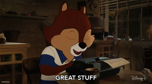 Great Stuff Chip GIF - Great Stuff Chip Chip N Dale Rescue Rangers GIFs
