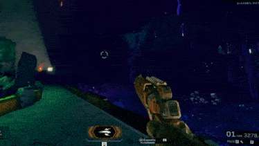 a screenshot of a video game shows a person holding a gun with the number 26 on it