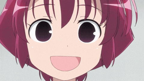 a close up of a cartoon character 's face with purple hair