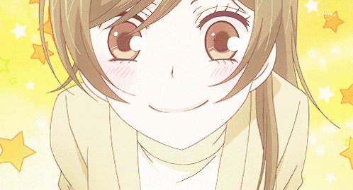a close up of a girl 's face with stars in the background and the word tv on the bottom right