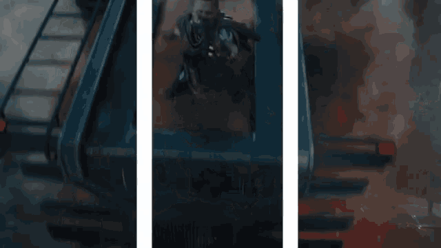 a man is flying through the air with his arms outstretched in a video game .