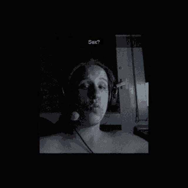 a black and white photo of a man wearing headphones with the letters msa on the bottom