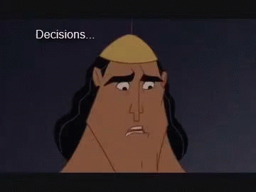 Kronk'S Decision Process - Decisions GIF - Decisions Kronk Emperors New Groove GIFs