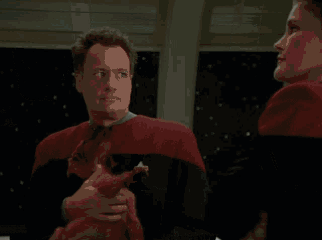 Star Trek Voyager GIF - Star Trek Voyager Q Startrek GIFs