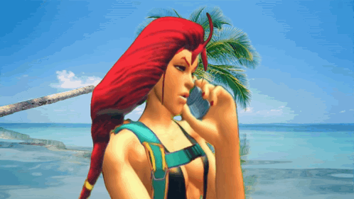 Street Fighter C Viper GIF - Street Fighter C Viper Bikini GIFs