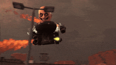 a computer generated image of a rocket being launched into the sky