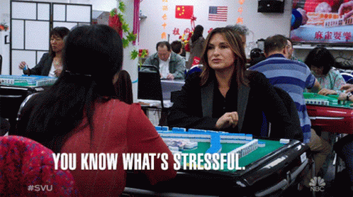 You Know Whats Stressful Prison GIF - You Know Whats Stressful Prison Mahjong GIFs