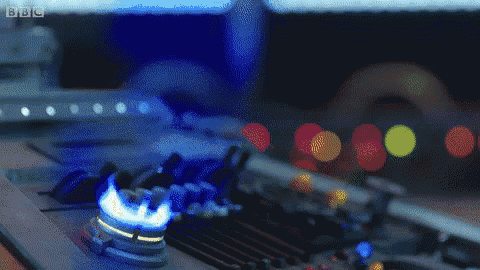 a bbc logo can be seen in the corner of a computer