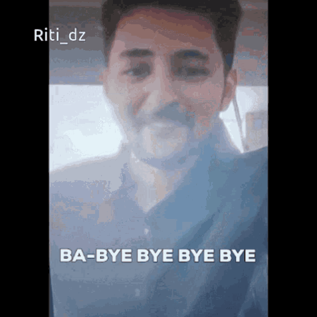 a man in a car says ba-bye bye bye bye