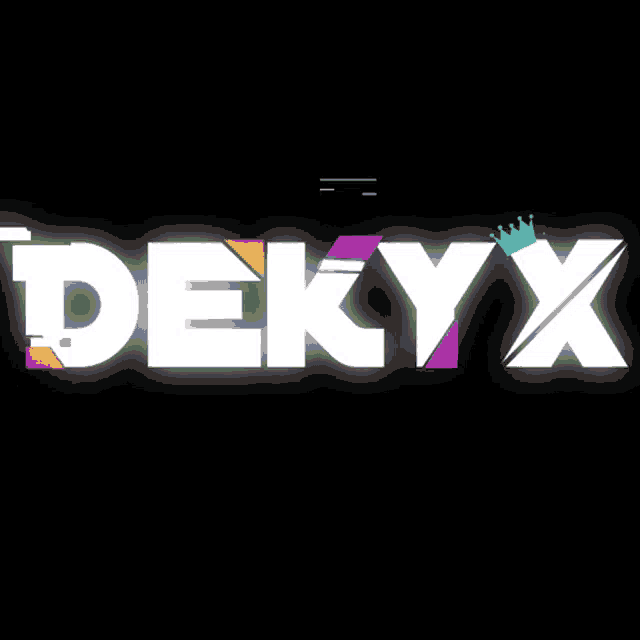 a black background with white letters that say donkey and a crown