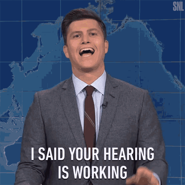 I Said Your Hearing Is Working Thumbs Up GIF - I Said Your Hearing Is Working Thumbs Up Hearing GIFs