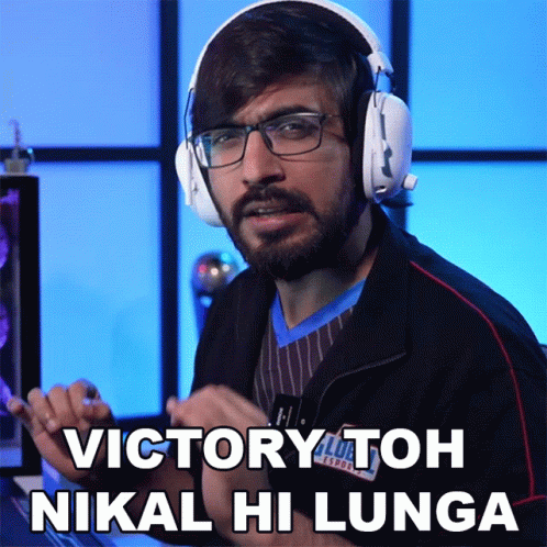 Victory Toh Nikal Hi Lunga Mohit Israney GIF - Victory Toh Nikal Hi Lunga Mohit Israney Global Esports GIFs